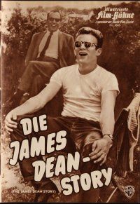 6h244 JAMES DEAN STORY German program '58 many great different images of the legendary actor!