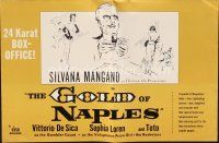 6h390 EVERY DAY'S A HOLIDAY pressbook R57 De Sica's Gold of Naples, Silvana Mangano, Sophia Loren!