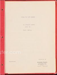 6h315 WHILE THE CITY SLEEPS script '40s unproduced screenplay by Roger Merton!