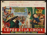 6j717 MARY MAGDALENE Belgian '58 La Spada e la croce, art of sexy she-devil Yvonne De Carlo!