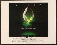 6j007 ALIEN 1/2sh '79 Ridley Scott outer space sci-fi classic, cool hatching egg image!