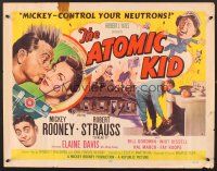 6j017 ATOMIC KID style B 1/2sh '55 art of nuclear Mickey Rooney, an explosion of laffs!