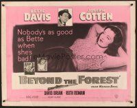 6j029 BEYOND THE FOREST 1/2sh '49 Vidor, nobody's as good as smoking Bette Davis when she's bad!