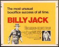 6j032 BILLY JACK 1/2sh R73 Tom Laughlin, Delores Taylor, most unusual boxoffice success ever!