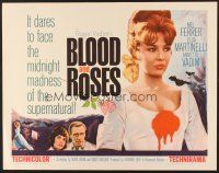 6j040 BLOOD & ROSES 1/2sh '61 Et mourir de plaisir, Roger Vadim, sexiest vampire Annette Vadim!