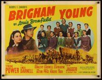 6j048 BRIGHAM YOUNG style A 1/2sh '40 Tyrone Power, Dean Jagger, very young Linda Darnell!