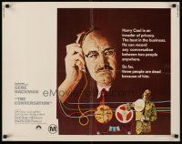 6j076 CONVERSATION 1/2sh '74 Gene Hackman is an invader of privacy, Francis Ford Coppola directed!