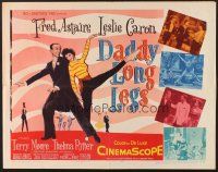 6j080 DADDY LONG LEGS 1/2sh '55 wonderful art of Fred Astaire in tux dancing with Leslie Caron!