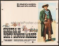 6j101 DIRTY DINGUS MAGEE 1/2sh '70 full-length image of Frank Sinatra as dirty cowboy!