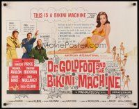 6j105 DR. GOLDFOOT & THE BIKINI MACHINE 1/2sh '65 Vincent Price, sexy babes with kiss & kill buttons