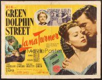 6j143 GREEN DOLPHIN STREET style B 1/2sh '47 sexy Lana Turner, Van Heflin, written by Raphaelson!