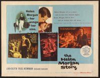 6j156 HELEN MORGAN STORY 1/2sh '57 Paul Newman loves pianist Ann Blyth, her songs, and her sins!