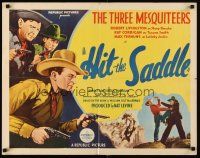 6j168 HIT THE SADDLE 1/2sh '37 The Three Mesquiteers, Robert Livingston, Yakima Canutt!
