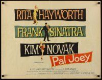 6j278 PAL JOEY style A 1/2sh '57 art of Frank Sinatra with sexy Rita Hayworth & Kim Novak!