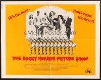 6j303 ROCKY HORROR PICTURE SHOW 1/2sh '75 wacky image of 'hero' Tim Curry & cast!