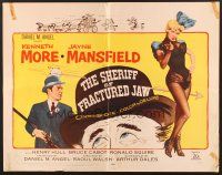 6j318 SHERIFF OF FRACTURED JAW 1/2sh '59 sexy burlesque Jayne Mansfield, sheriff Kenneth More!