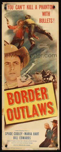 6k221 BORDER OUTLAWS insert '50 great c/u of Spade Cooley, you can't kill a phantom with bullets!