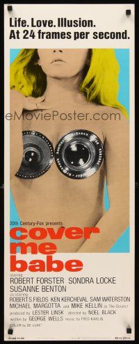 6k262 COVER ME BABE insert '70 sexiest camera lense on nude girl image!