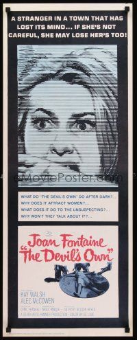 6k288 DEVIL'S OWN insert '67 Hammer, Joan Fontaine, what does it do to the unsuspecting?