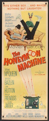 6k377 HONEYMOON MACHINE insert '61 young Steve McQueen has a way to cheat the casino!