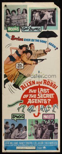 6k473 LAST OF THE SECRET AGENTS insert '66 Allen & Rossi, will spying ever be the same again!