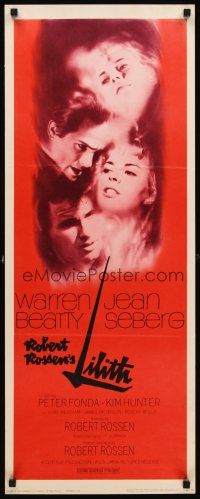 6k485 LILITH insert '64 Warren Beatty, before Eve, there was evil, and her name was Jean Seberg!