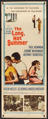 6k498 LONG, HOT SUMMER insert '58 Paul Newman, Joanne Woodward, Faulkner, directed by Martin Ritt!