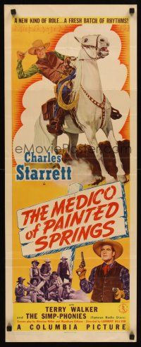 6k530 MEDICO OF PAINTED SPRINGS insert '41 Charles Starrett, Terry Walker & the Simp-Phonies!