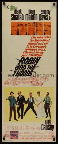 6k630 ROBIN & THE 7 HOODS insert '64 Sinatra, Dean Martin, Sammy Davis Jr, Bing Crosby, Rat Pack