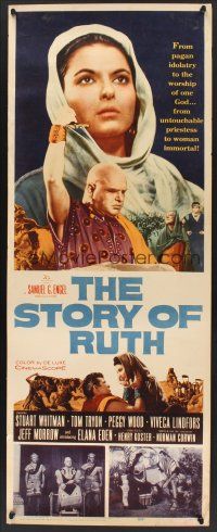 6k689 STORY OF RUTH insert '60 Elana Eden goes from untouchable priestess to woman immortal!