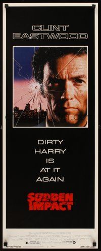 6k694 SUDDEN IMPACT insert '83 Clint Eastwood is at it again as Dirty Harry, great image!