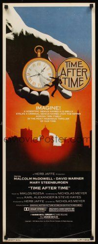 6k728 TIME AFTER TIME insert '79 Malcolm McDowell as H.G. Wells, David Warner as Jack the Ripper!
