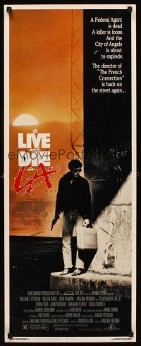 6k731 TO LIVE & DIE IN L.A. insert '85 William Friedkin directed, William Petersen, murder!