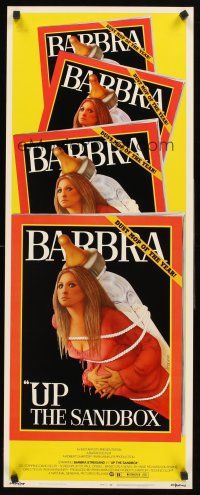6k757 UP THE SANDBOX insert '73 Time Magazine parody art of Barbra Streisand by Richard Amsel!