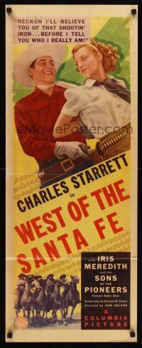 6k771 WEST OF THE SANTA FE insert '38 Starrett, I reckon I'll relieve you of that shootin' iron!