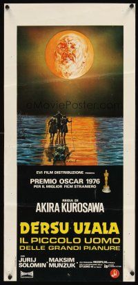6k029 DERSU UZALA Italian locandina '76 Akira Kurosawa, cool Ciriello artwork!