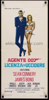 6k031 DR. NO Italian locandina R70s Sean Connery is most extraordinary gentleman spy James Bond 007!