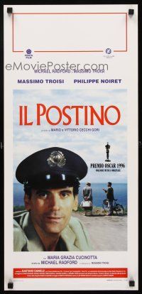 6k081 POSTMAN Italian locandina R96 Italian romance, Philipe Noiret, Massimo Troisi, Il Postino!