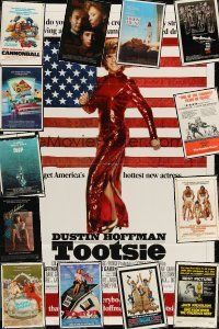 6m003 LOT OF 95 FOLDED ONE-SHEETS '56 - '90 Tootsie, Cuckoo's Nest, Flashdance & many more!