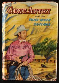 6m189 GENE AUTRY & THE THIEF RIVER OUTLAWS first edition hardcover book '44 original cowboy story!