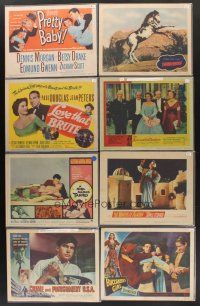 6m011 LOT OF 98 LOBBY CARDS '48 - '73 Ambassador's Daughter, Wonders of Aladdin & many more!