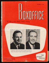6m084 BOX OFFICE exhibitor magazine December 3, 1962 Reptilicus, Lawrence of Arabia!