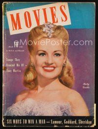 6m111 MODERN MOVIES magazine March 1942 portrait of sexy Betty Grable in Song of the Islands!