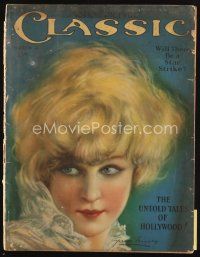 6m118 MOTION PICTURE CLASSIC magazine March 1926 art of pretty blonde Greta Nissen by Leo Kober!