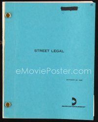 6m324 LAST OF THE FINEST revised script October 26, 1988, working title Street Legal!