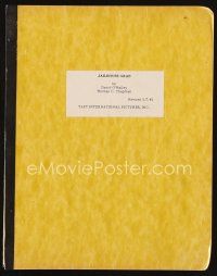 6m329 NASHVILLE GRAB revised second draft script February 4, 1981, working title Jailhouse Grab!