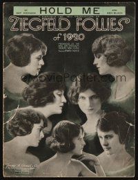 6m304 ZIEGFELD FOLLIES OF 1920 stage play sheet music '20 Florenz Ziegfeld Jr, Hold Me!