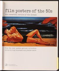 6m183 FILM POSTERS OF THE 50s first edition hardcover book '00 loaded with great color images!