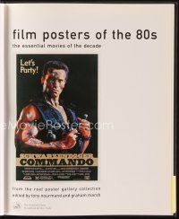 6m186 FILM POSTERS OF THE 80s first edition hardcover book '01 loaded with classic color images!