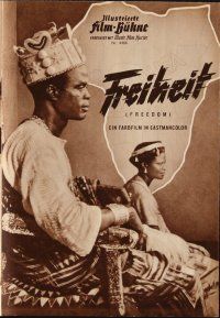 6m227 FREEDOM German program '57 first fictional movie filmed entirely in Africa by Africans!